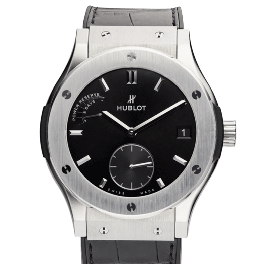 Hublot Classic Fusion Power Reserve 8 Days 45mm Ref. 516.NX.1470.LR Watch Front view 2