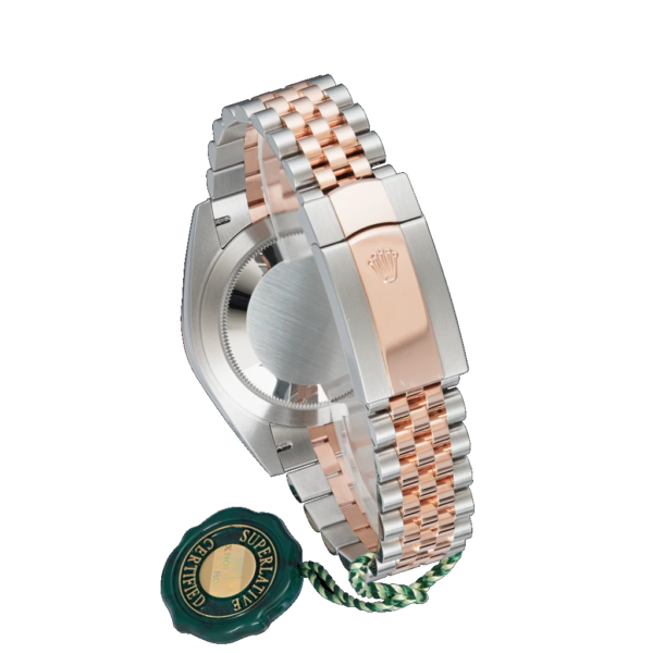 Rolex Oyster Perpetual Datejust Ii Mother Of Pearl 126331 White Dial Color Watch Backside View