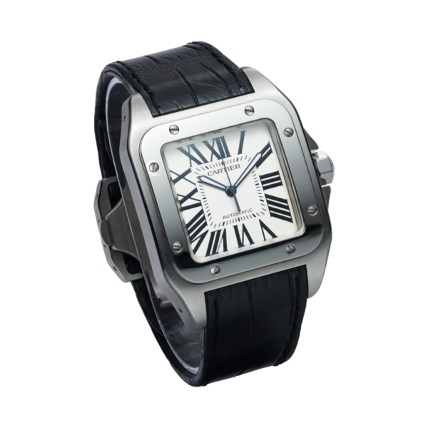 Cartier Santos 100 Large Ref. W20073x8 Watch front View 2