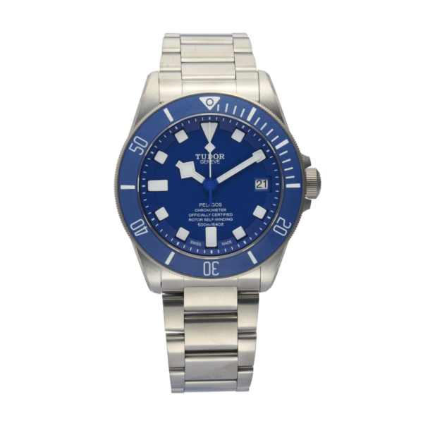Tudor Pelagos Blue 25600tb-0001 Blue Dial Color Watch Front View 1