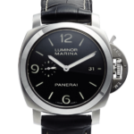 Panerai Luminor Marina Pam 312 Black Dial Color Watch Front View