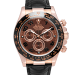 Rolex Cosmograph Daytona Discontinued Chocolate Arabic Dial Ref. 116515 Watch Front View 6