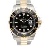Rolex Two-tone Sea-dweller Ref. 126603 Black Dial Color Watch Front View 1