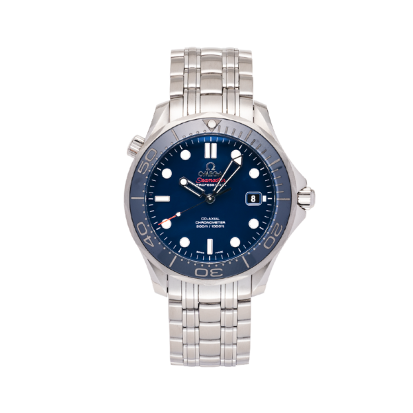 Omega Seamaster Diver Co-axial Chronometer Ref. 212.30.41.20.03.001 Watch Front View 7
