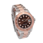 Rolex Yacht-master Rose Gold Ref. 268621 Chocolate Dial Color Watch Side View 4