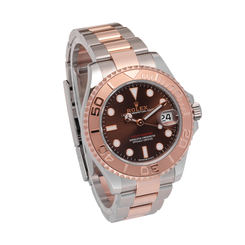 Rolex Yacht-Master268621 37 Chocolate Dial Men's Steel and 18K Everose Gold | WatchGuyNYC