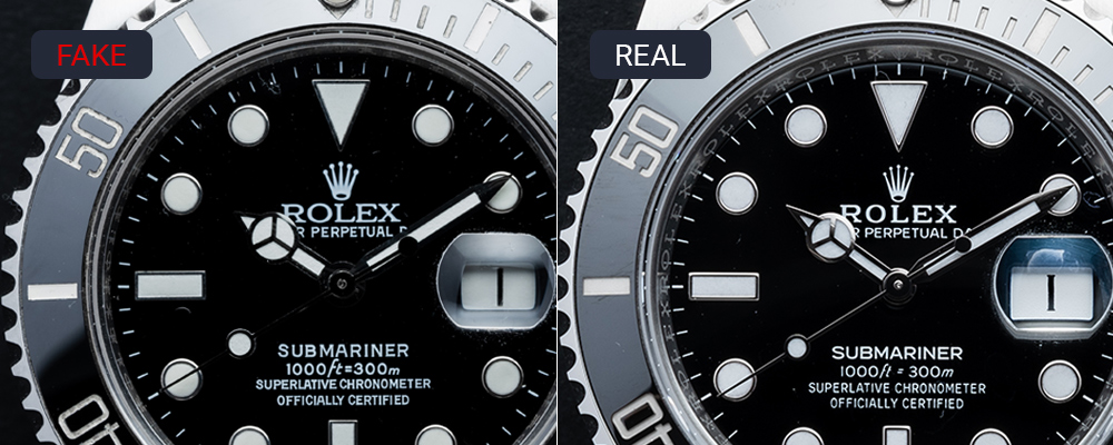 How to Spot a Fake Rolex Watches - Close up Differences Between Fake and Real Rolex
