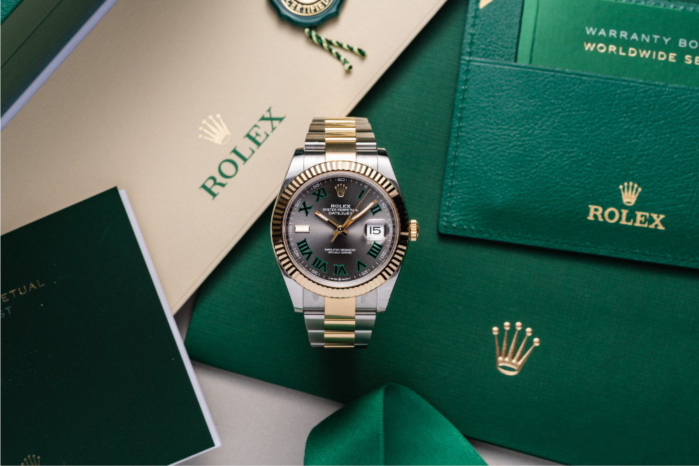 Rolex Datejust Wimbledon comes in different sizes.