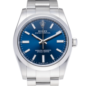 Rolex Oyster Perpetual Blue-Face2