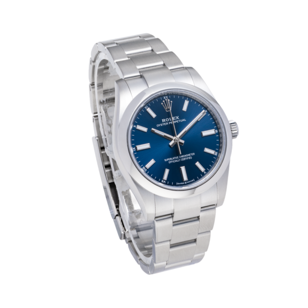 Rolex Oyster Perpetual Blue-Side