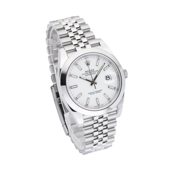 Datejust 126300 White Dial-Side