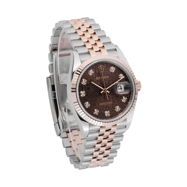 Rolex Datejust Chocolate Anniversary Dial 126231-Side