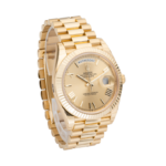 Rolex Day-Date 228238 Champagne Roman Dial-Side