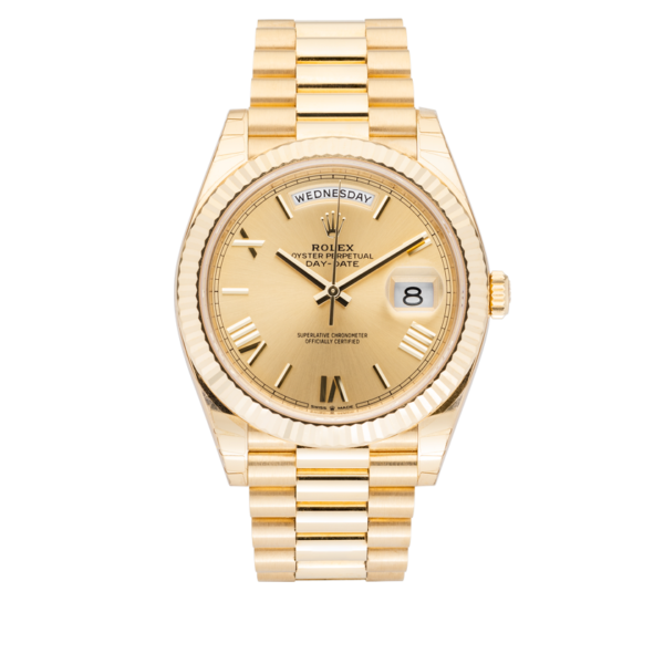 Rolex Day-Date 228238 Champagne Roman Dial-Full