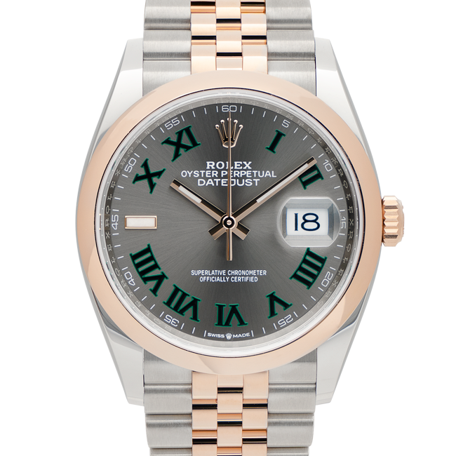 Rolex Datejust 36 Wimbledon Slate Dial Jubilee 126201