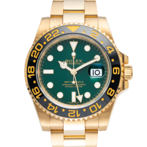 Rolex GMT Master II Ref. 116718 Green Dial-Face