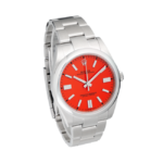Rolex Oyster Perpetual. 124300 Coral Red-Side