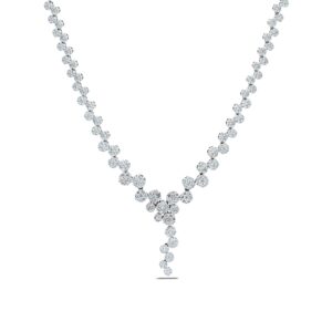 18k White Gold Diamond Necklace