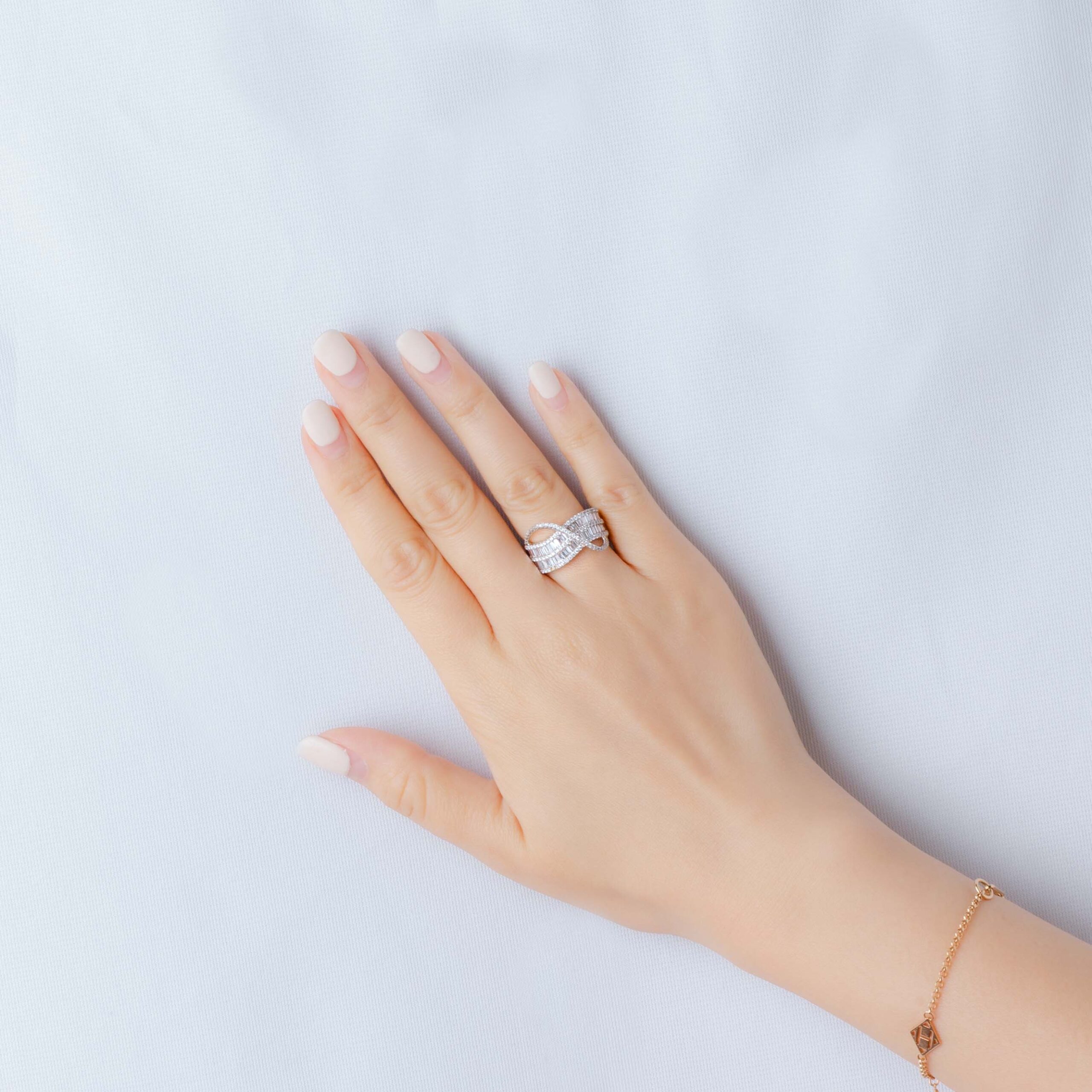 BICOASU Rings Diamond-Studded Open Adjustable Ring Female Personality  U-Shaped Index Finger Ring(Buy 2 Get 1 Free) - Walmart.com