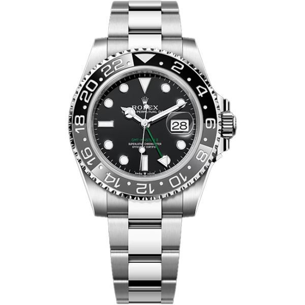 2024 GMT master ii Oyster Ref 126710GRNR - Front view